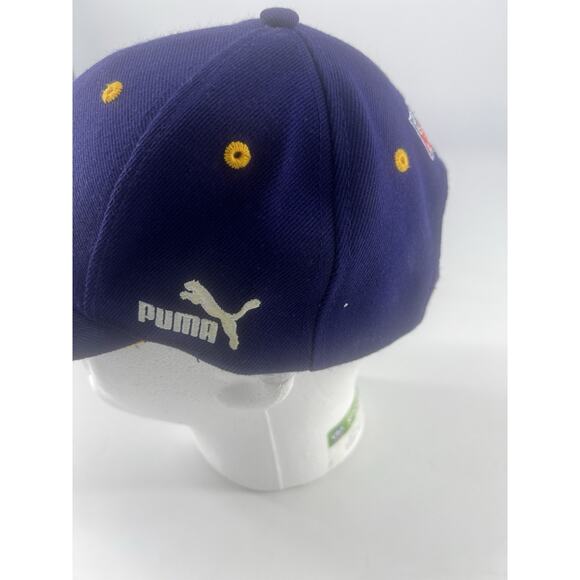 MENS TEAM NFL MINNESOTA VIKINGS CAP HAT ONE SIZE EMBROIDERED PURPLE - Picture 5 of 16